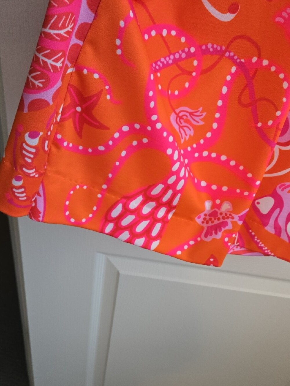Gretchen Scott Designs Orange & Pink Floral Dress - Picture 6 of 9